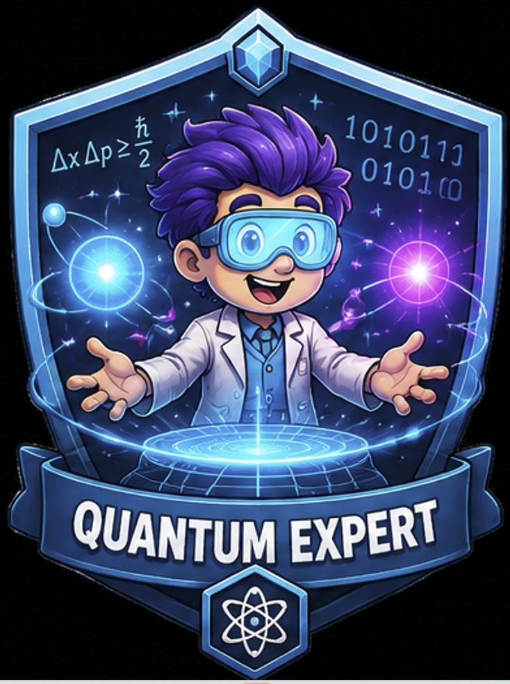 Distintivo del grado Quantum Expert