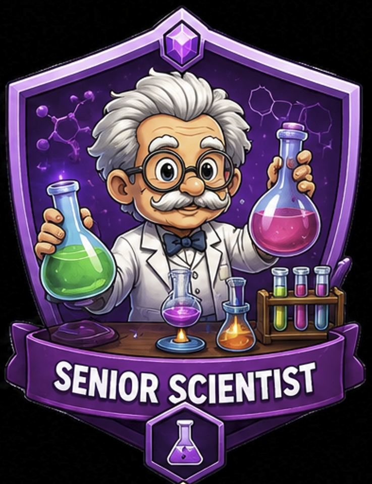 Distintivo del grado Senior Scientist